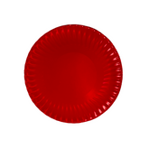 PLATO CARTON ROJO X50 18CM